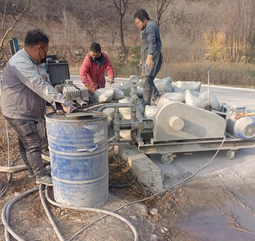 黄州路面下沉注浆